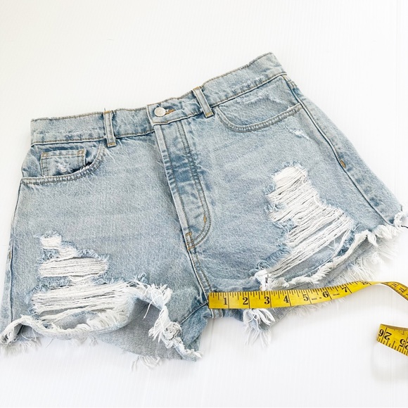 REVICE Malibu Denim Distressed Shorts, 29 - Picture 7 of 10